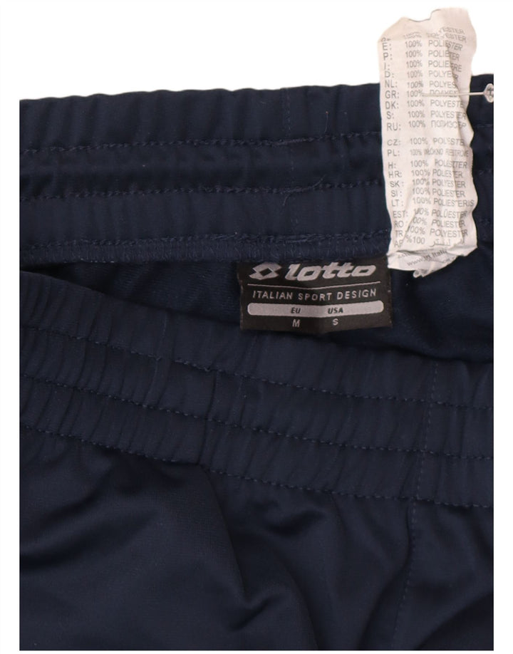 Pantaloni da tuta da uomo LOTTO piccoli in poliestere blu navy