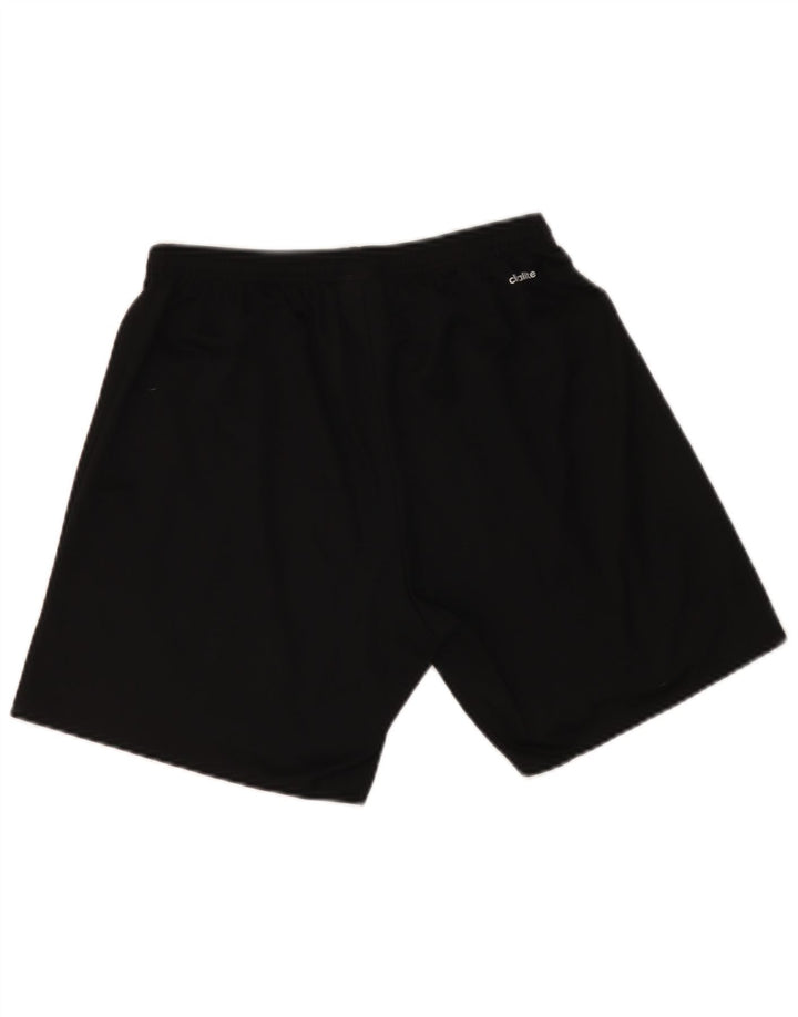 Pantaloncini sportivi Adidas Climalite da uomo medio poliestere nero