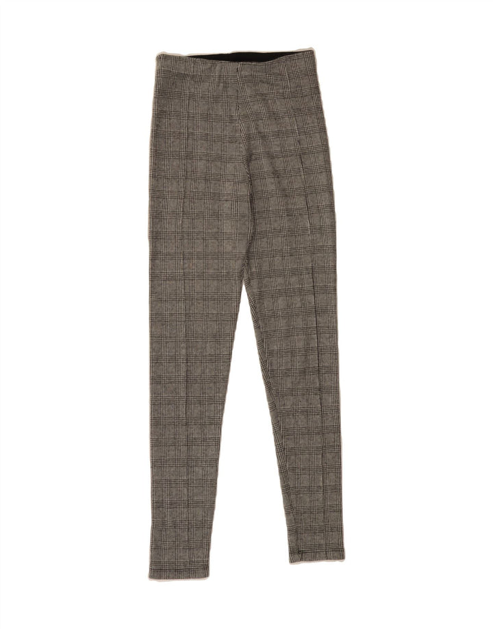 ZARA Womens Leggings UK 6 XS  Grey Check Vintage Zara and Second-Hand Zara from Messina Hembry 