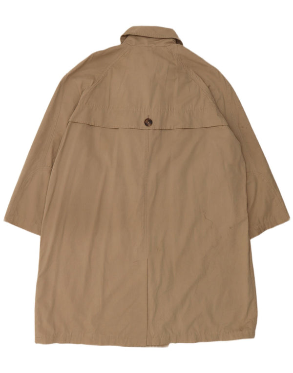 Trench oversize da donna Zara UK 10 piccolo poliestere beige