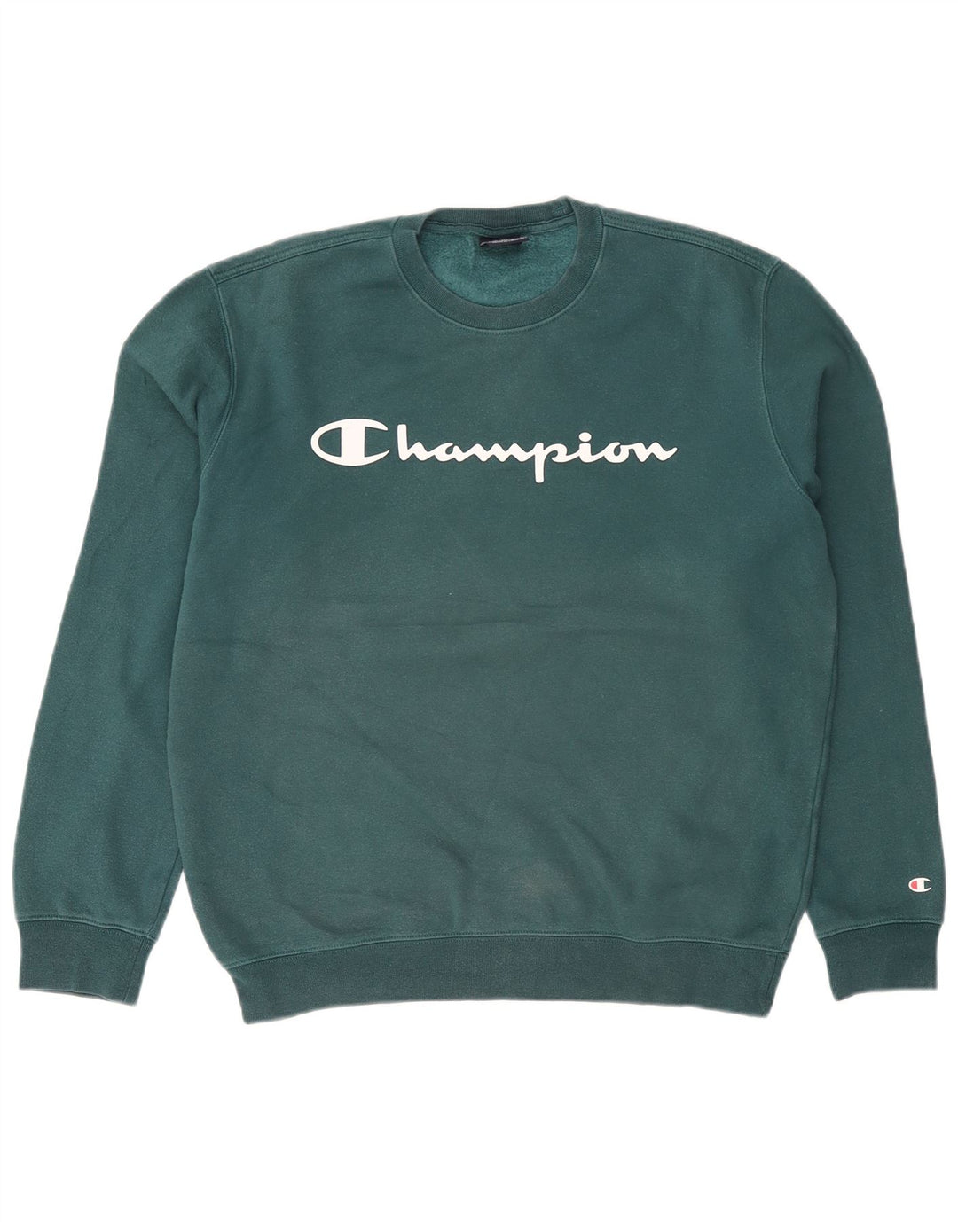 Felpa grafica da uomo Champion Felpa grande verde ossido