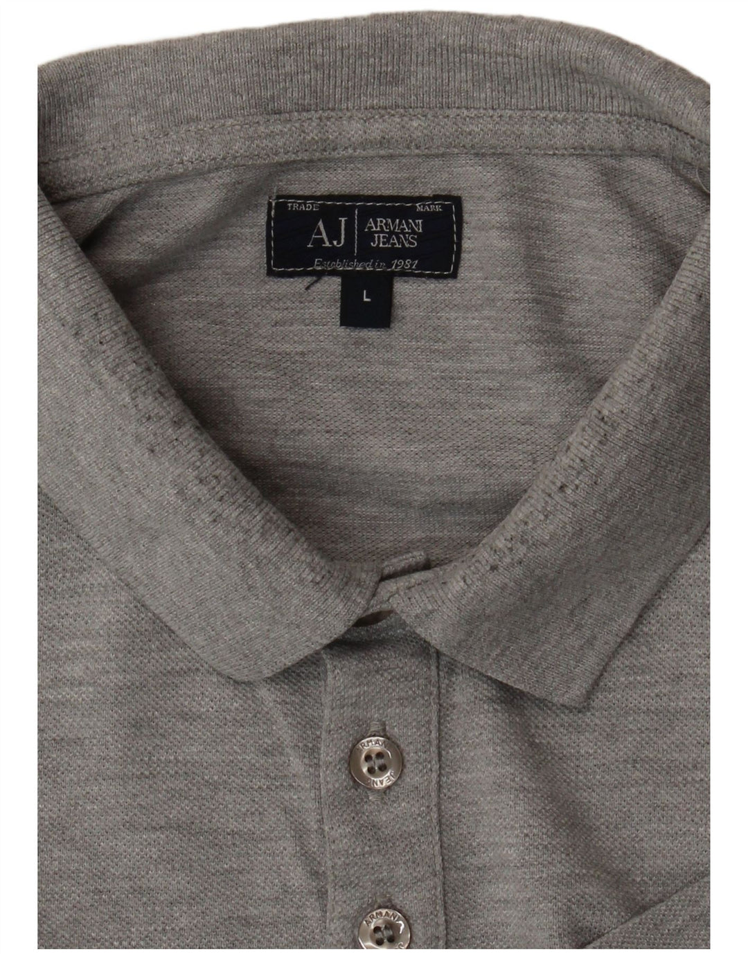 Polo da uomo ARMANI JEANS grande grigia