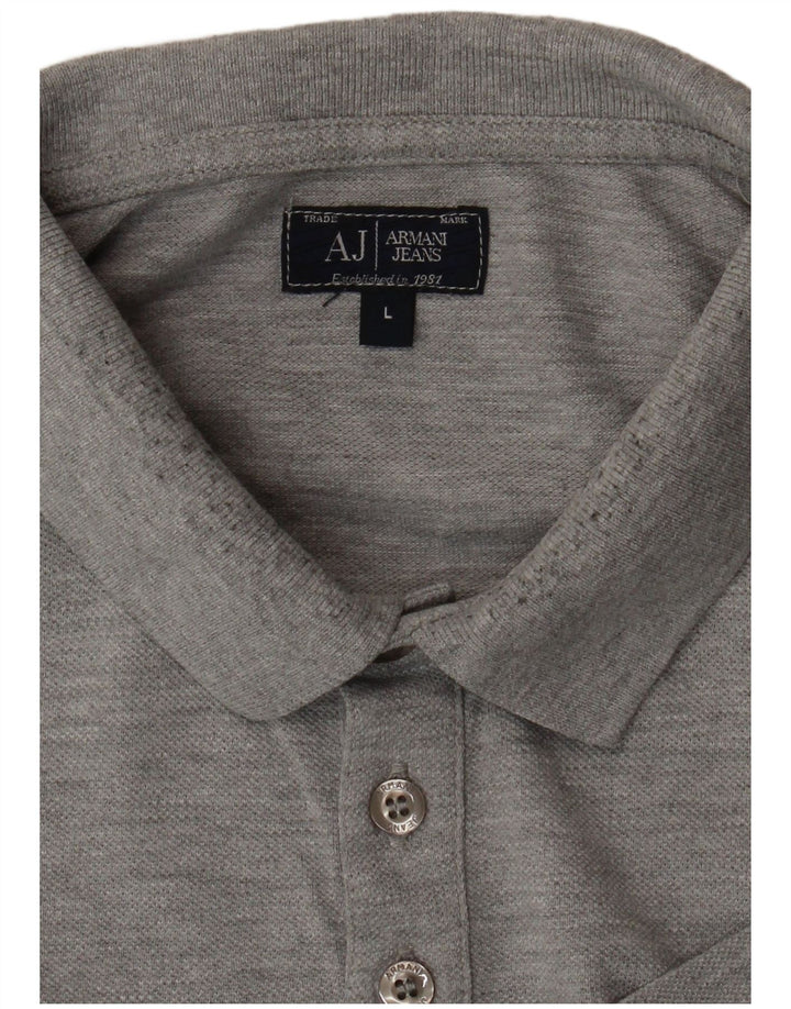 Polo da uomo ARMANI JEANS grande grigia