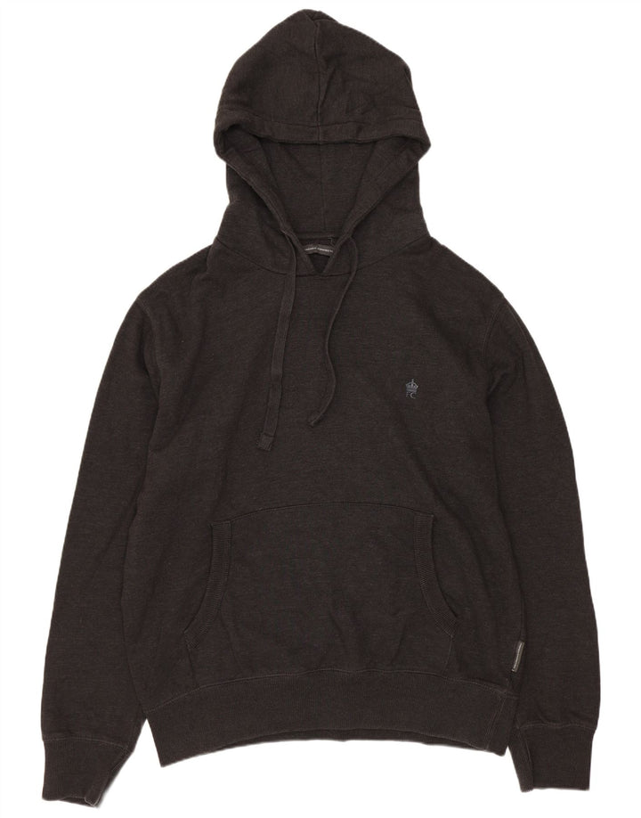 Maglione con cappuccio da uomo French Connection grande cotone grigio