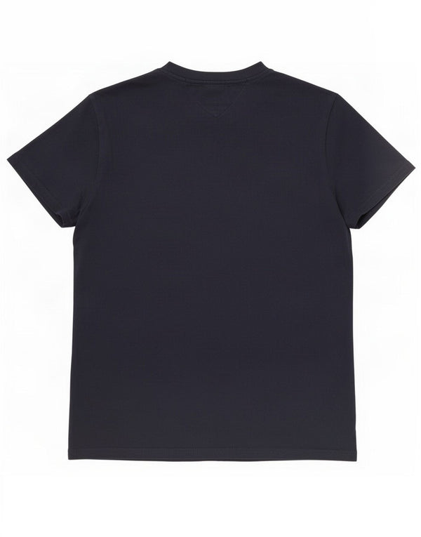 T-shirt grafica da uomo con vestibilità regolare Tommy Hilfiger Top Small in cotone blu navy