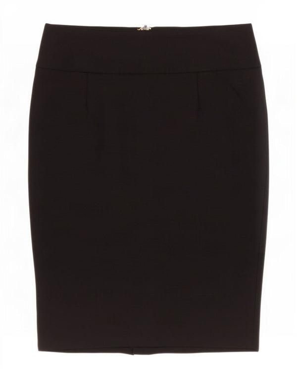 Gonna a tubino a vita alta da donna Zara EU 44 XL W34 poliestere nero