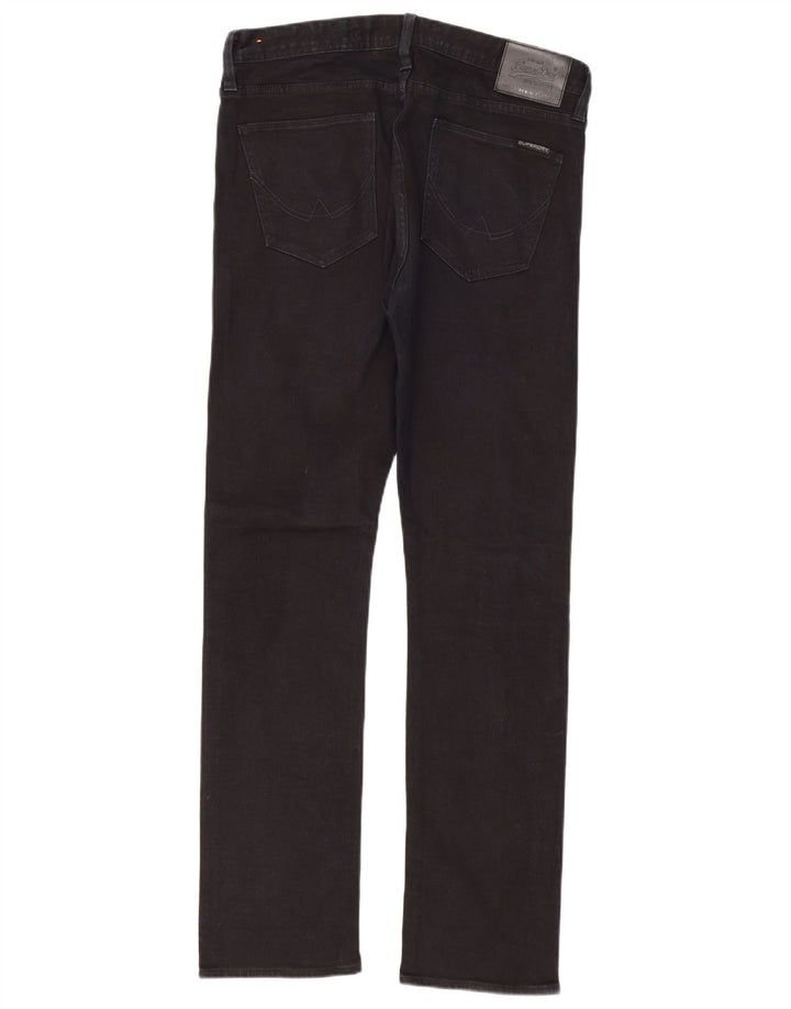 Jeans uomo corporal slim Superdry W34 L32 cotone nero