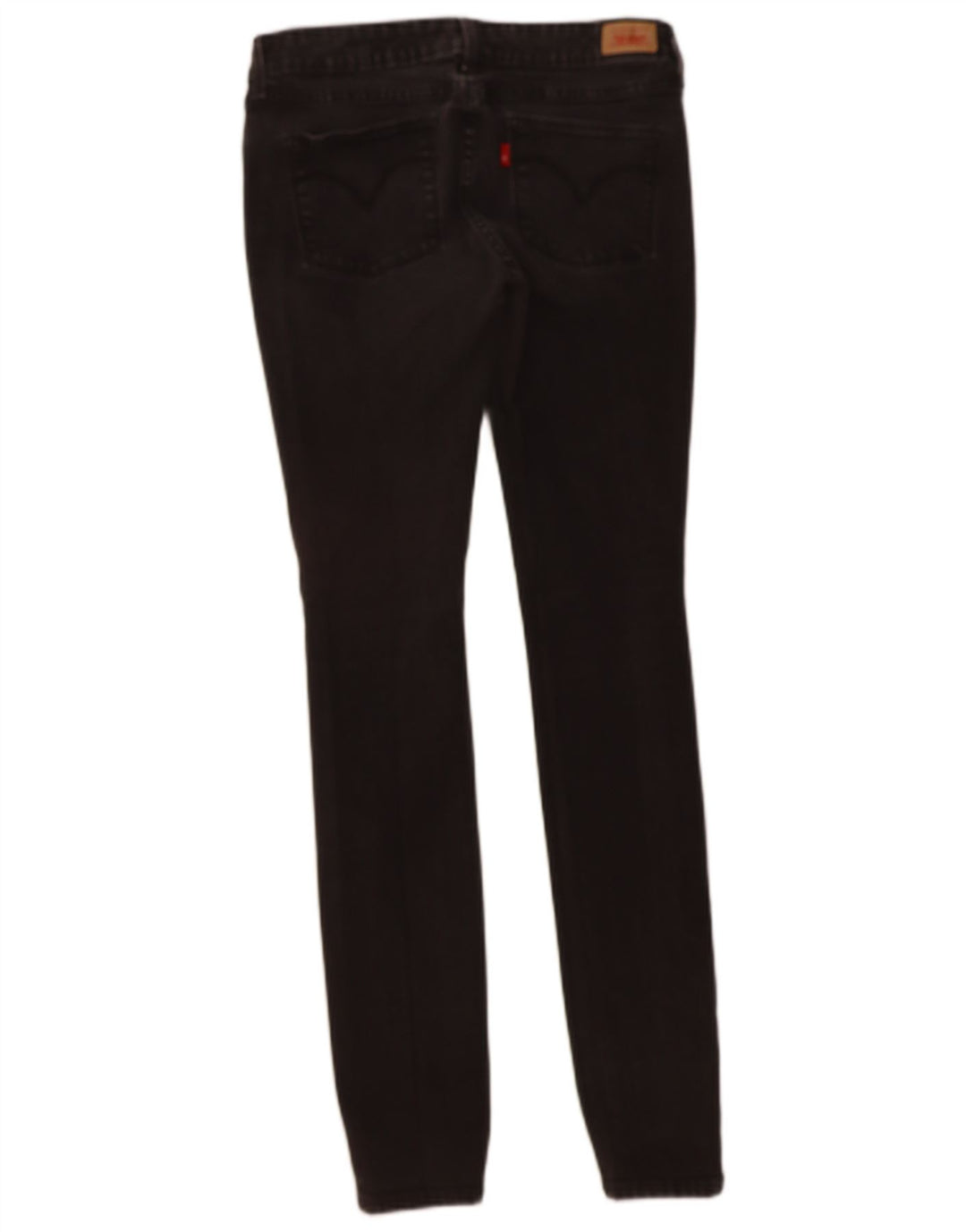 LEVI'S Womens Skinny Jeans W30 L32 Black Cotton