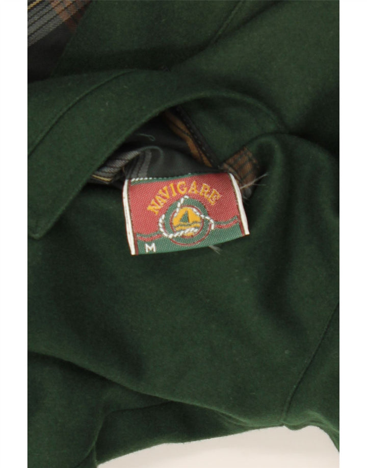 Giacca reversibile da uomo Navigare UK 38 lana verde medio