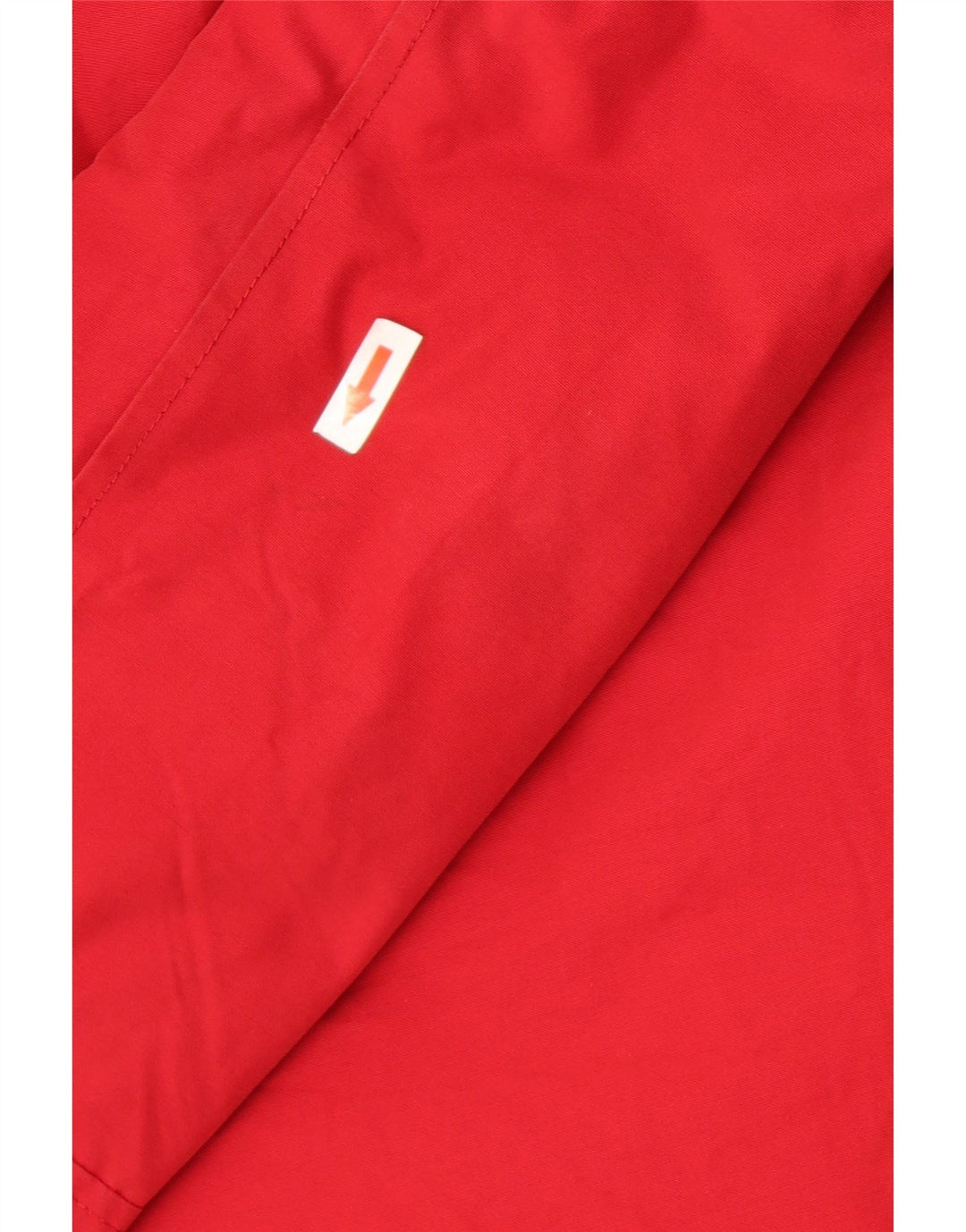 Giacca imbottita con cappuccio da donna Woolrich UK 10 piccola in cotone rosso