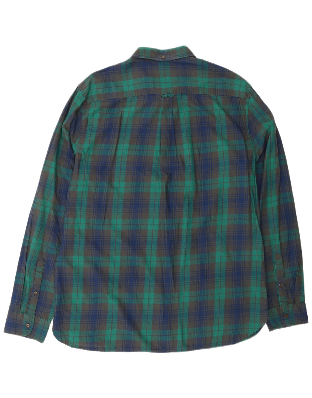Camicia da uomo in flanella SUPERDRY 2XL cotone a quadri verde