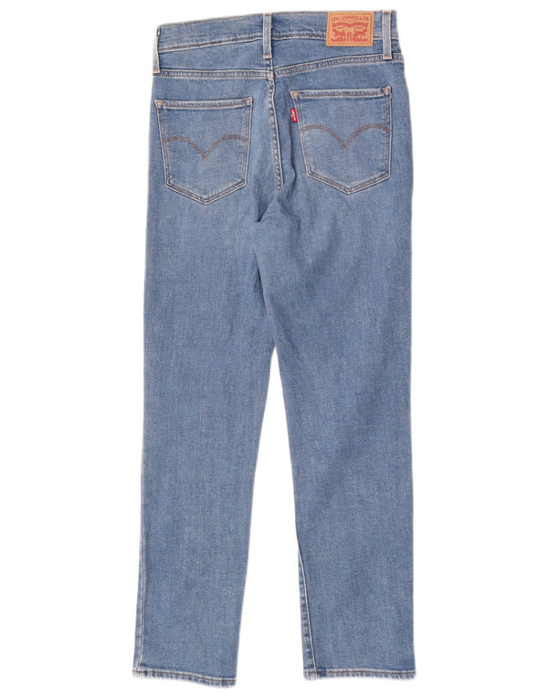 Levi's Jeans dritti a vita alta 724 da donna W26 L27 in cotone blu
