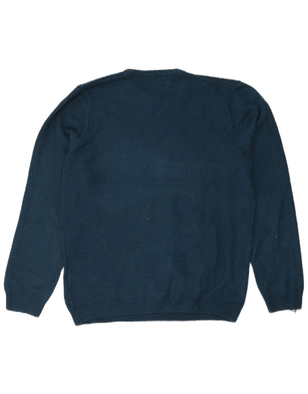 Maglione maglione girocollo da uomo Marks & Spencer grande acrilico turchese