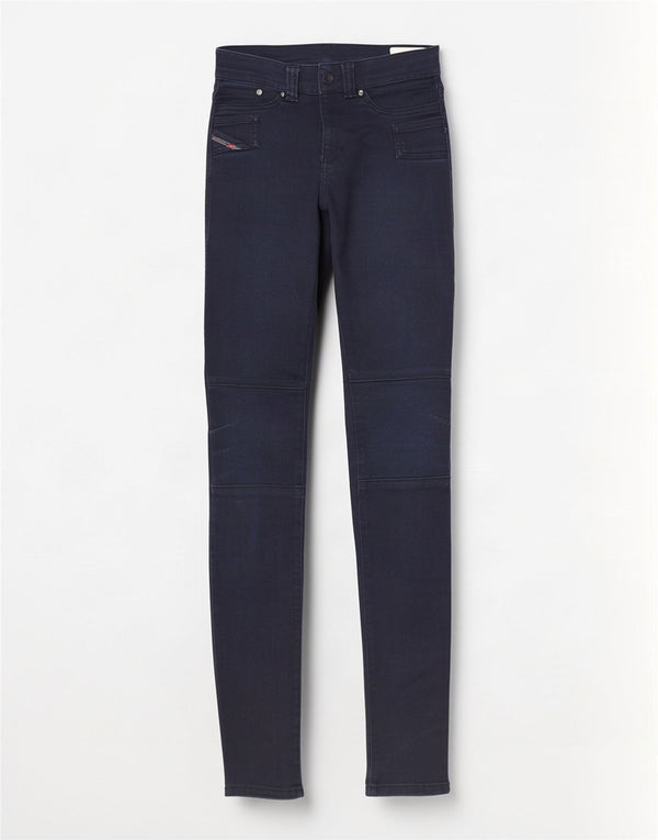 Jeans skinny da donna Diesel W27 L32 cotone blu navy
