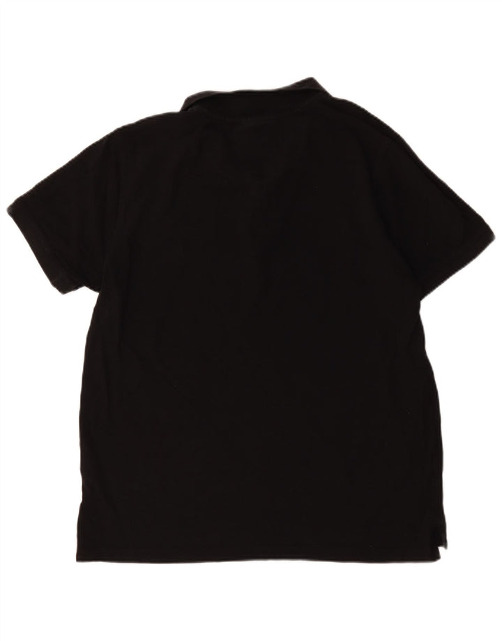 Polo da uomo vestibilità regolare Pierre Cardin grande cotone nero