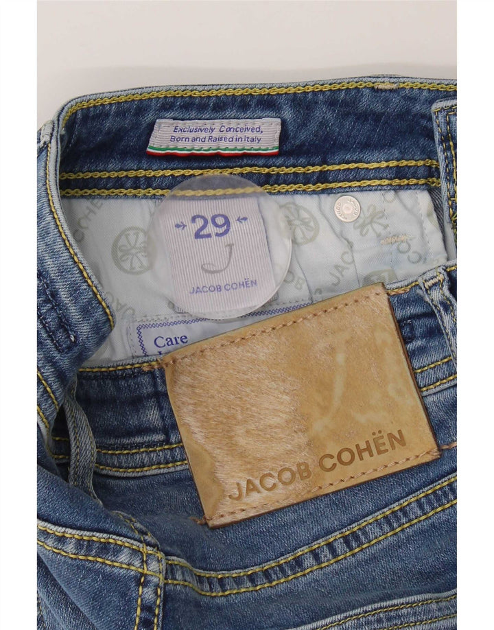 Jeans slim da donna Jacob Cohen W29 L26 cotone blu