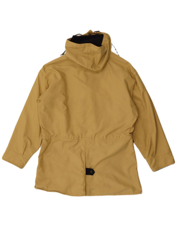 Giacca parka da uomo con cappuccio Musto UK 40 grande poliestere giallo