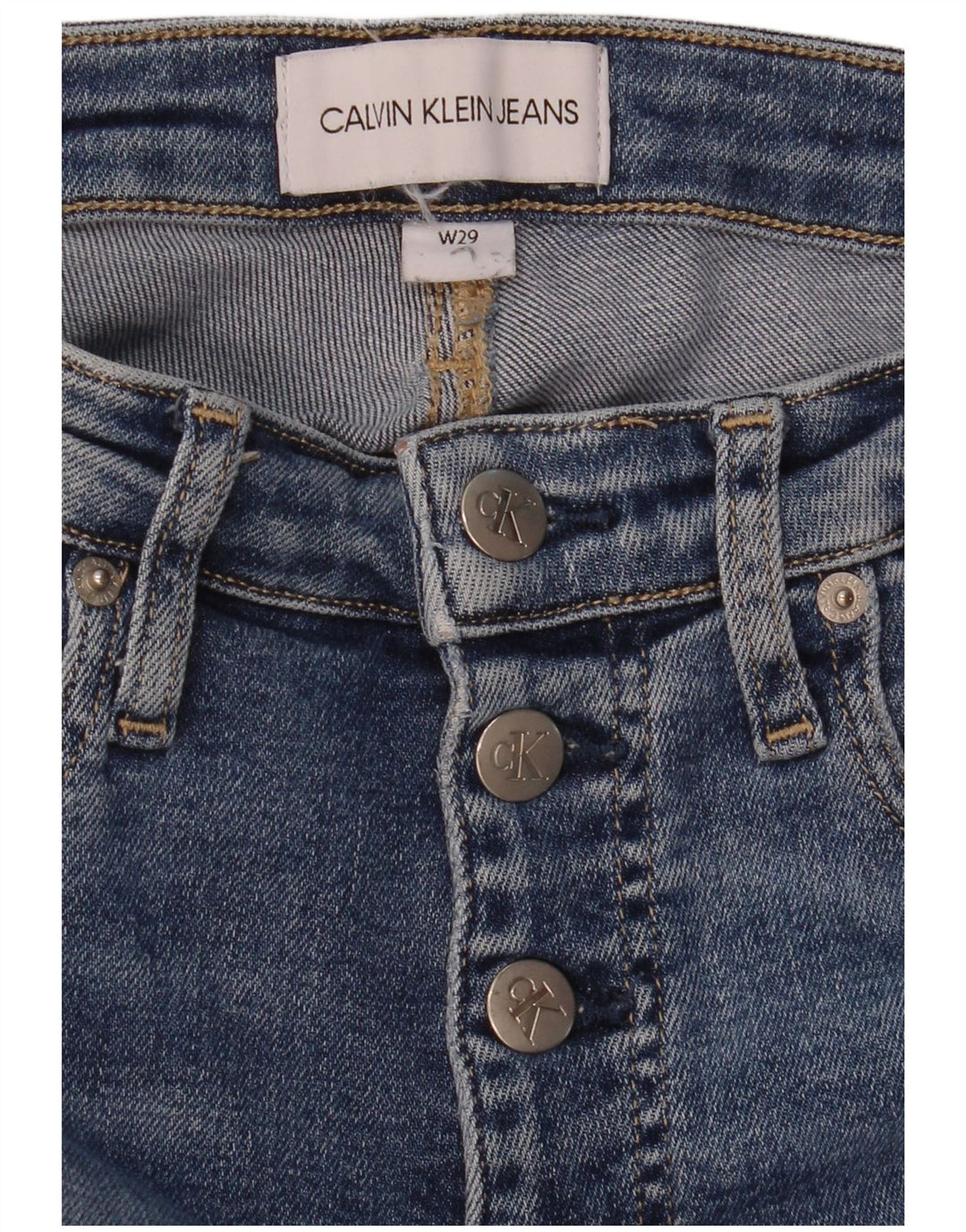 CALVIN KLEIN Jeans skinny da donna W29 L28 Blu