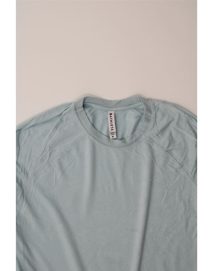 ATHLETA Womens Sweatshirt Jumper UK 14 Medium Blue Modal Vintage Athleta and Second-Hand Athleta from Messina Hembry 