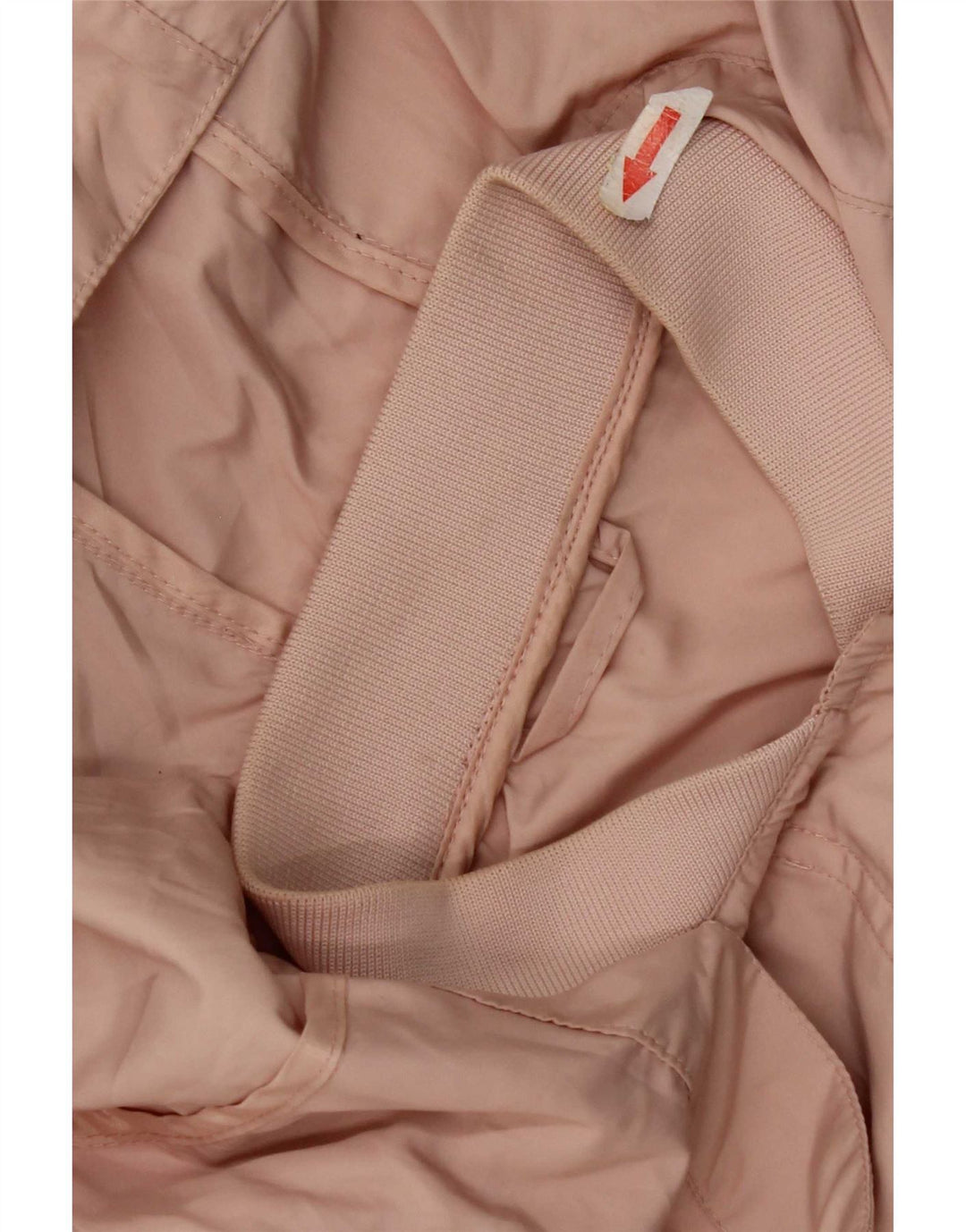 Giacca antipioggia con cappuccio da donna Zara UK 14 poliestere rosa medio