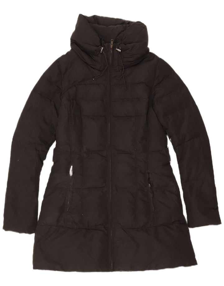 Cappotto imbottito da donna Zara UK 10 piccolo poliestere nero