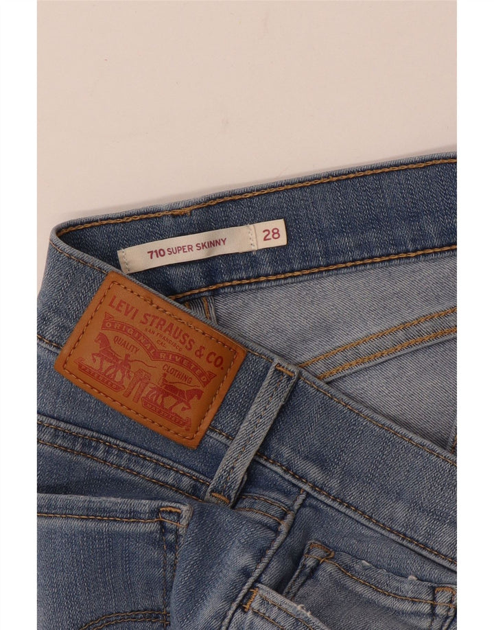 Jeans Levi's 710 Super Skinny da donna W28 L28 Blu