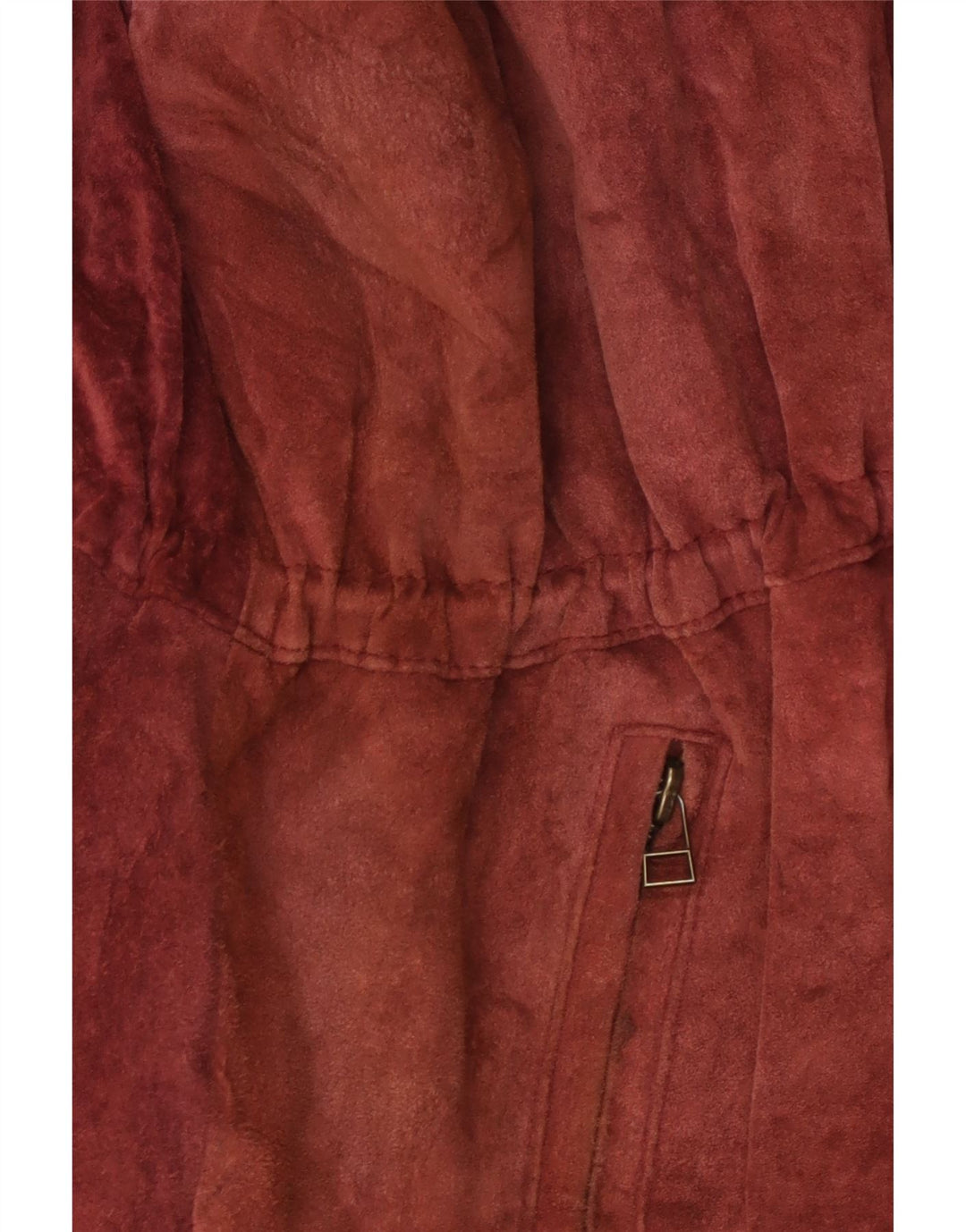 Soprabito in pelle scamosciata da donna Miss Joy EU 44 XL Pelle bordeaux