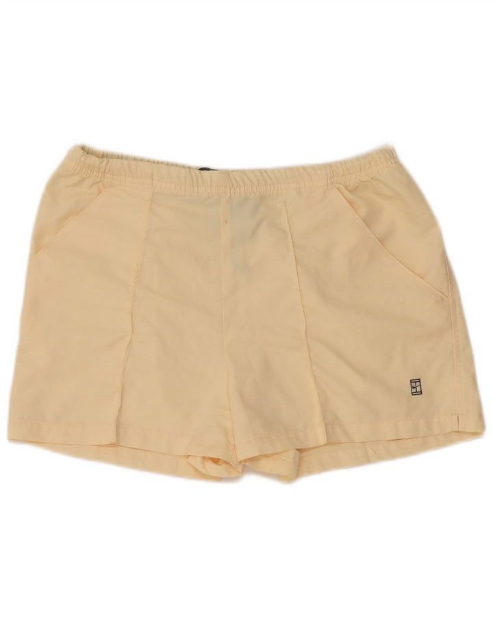 Pantaloncini sportivi da donna NIKE UK 10/12 Poliestere beige medio