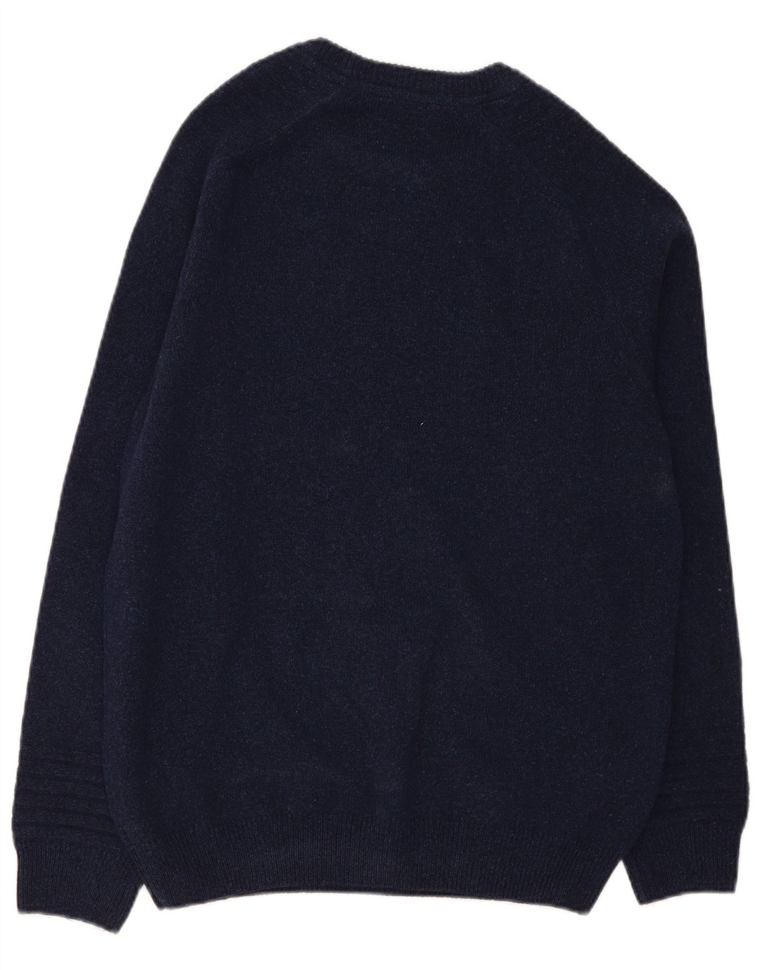 Lyle & Scott Uomo Maglione Girocollo Maglione Grande Lana Blu Navy