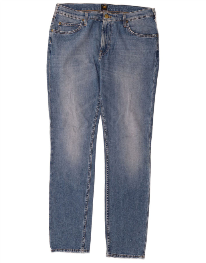 Jeans Lee Rider Slim da uomo W34 L32 in cotone blu