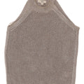 Top corto all'uncinetto da donna Marks & Spencer UK 12 Cotone screziato grigio medio
