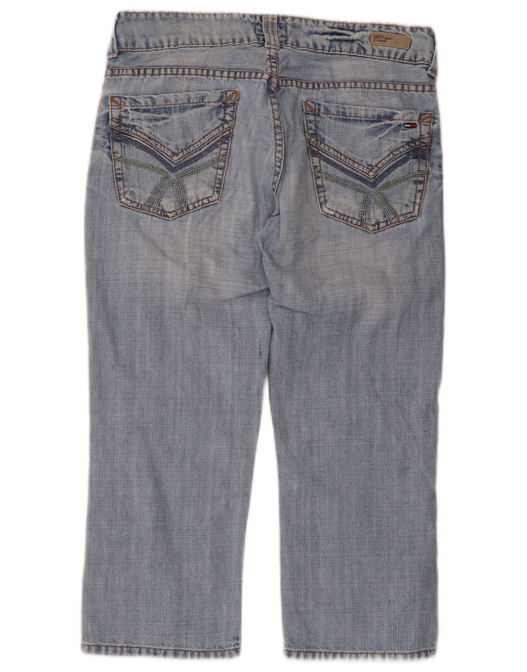 Jeans Capri da donna Tommy Hilfiger W30 L21 cotone blu