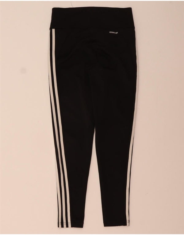 Leggings ADIDAS Aeroready da donna UK 12/14 Poliestere nero medio