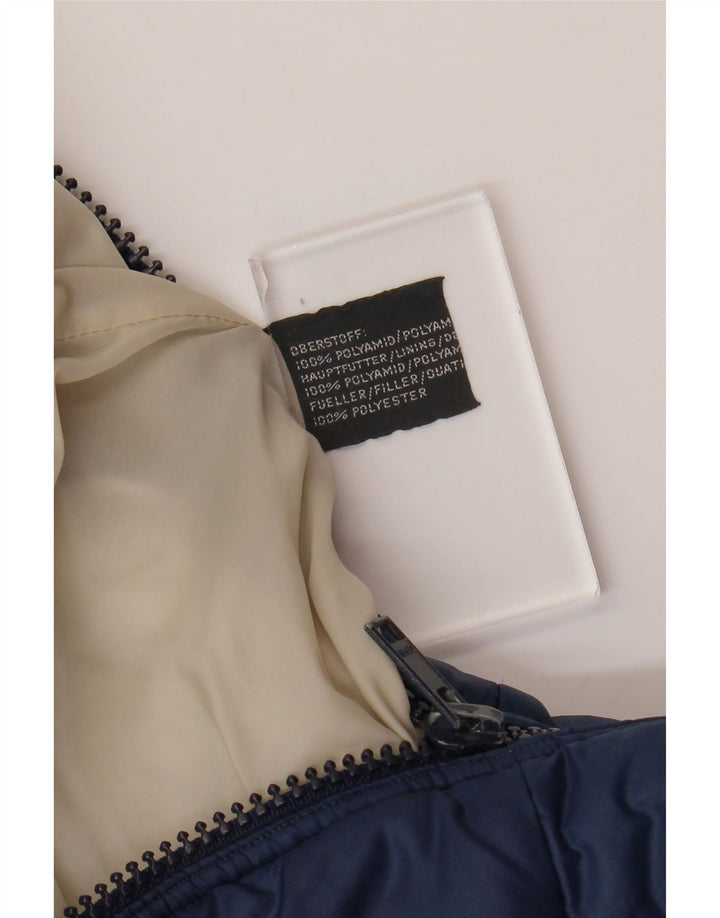 Giacca a vento da uomo VINTAGE UK 38 poliestere medio blu navy