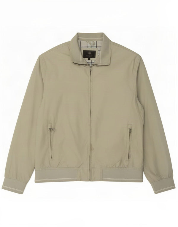 Giubbotto bomber da uomo Marks & Spencer vestibilità standard UK 40 grande poliestere verde