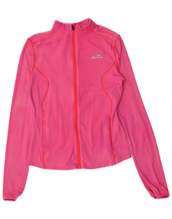 Giacca da tuta da donna Ellesse UK 12 Nylon rosa medio
