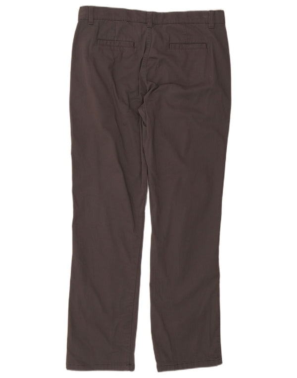 Pantaloni chino dritti Husky da ragazzo Izod 15-16 anni W32 L29 cotone grigio