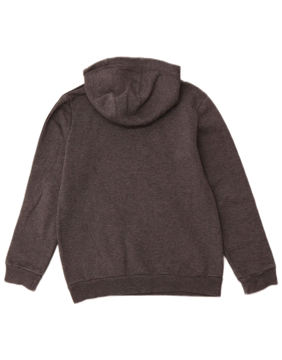 Felpa con cappuccio grafica ADIDAS per ragazzi 9-10 anni in cotone grigio