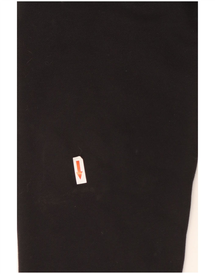 Felpa con cappuccio da uomo NIKE grande in cotone nero