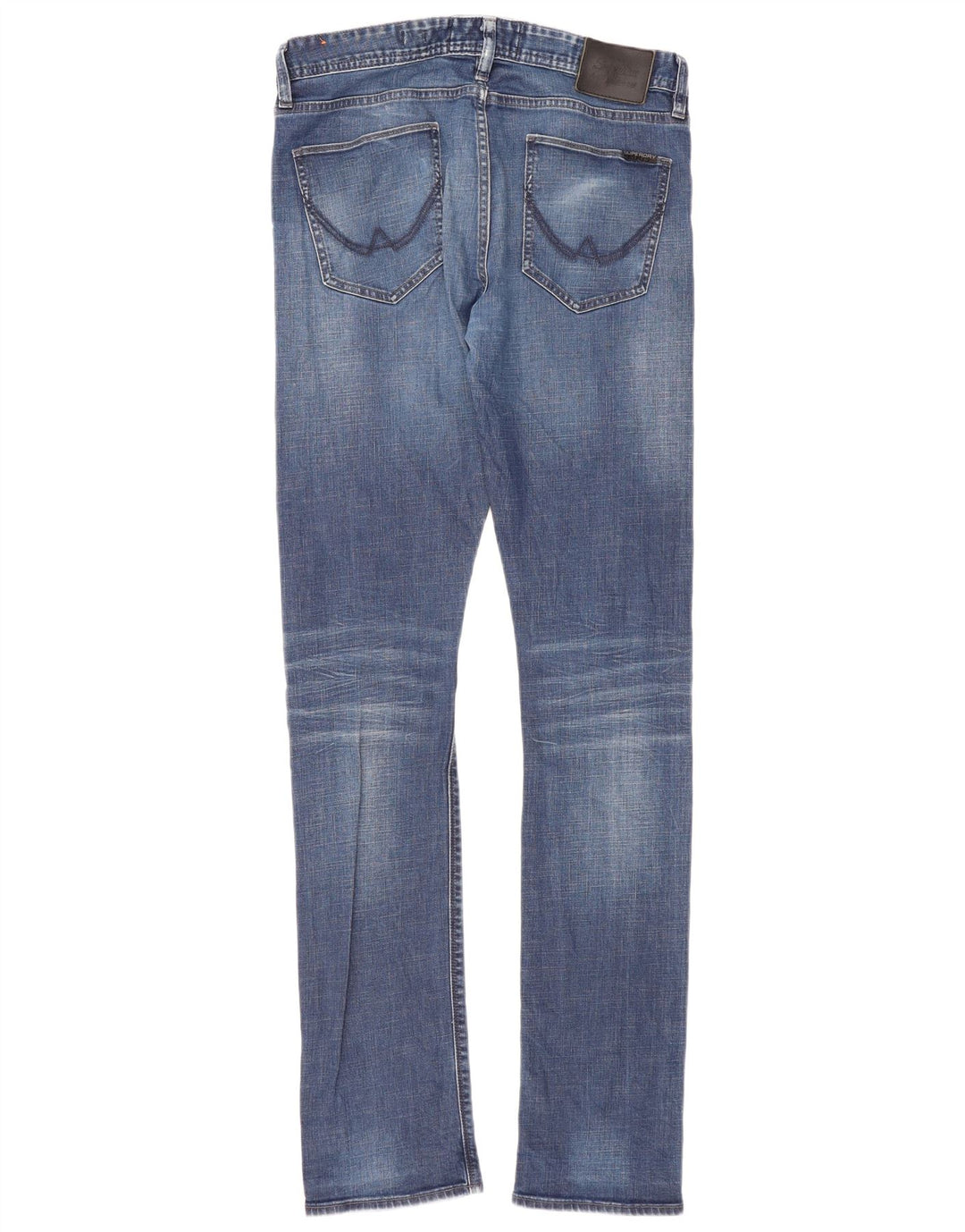 Jeans slim da uomo Superdry W32 L36 cotone blu