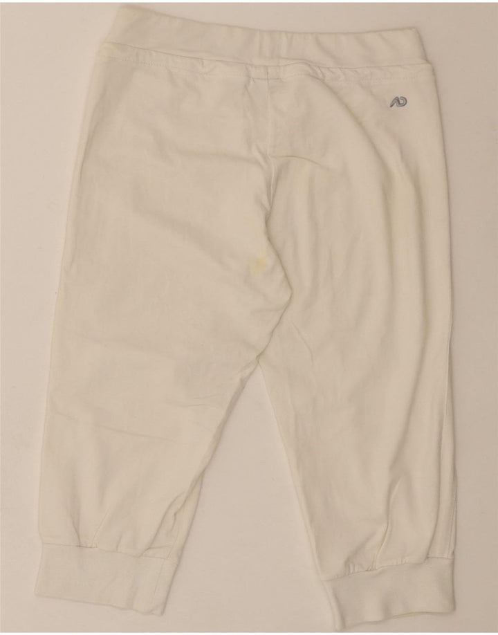 NIKE Womens Capri Tracksuit Trousers Joggers Small White Vintage Nike and Second-Hand Nike from Messina Hembry 