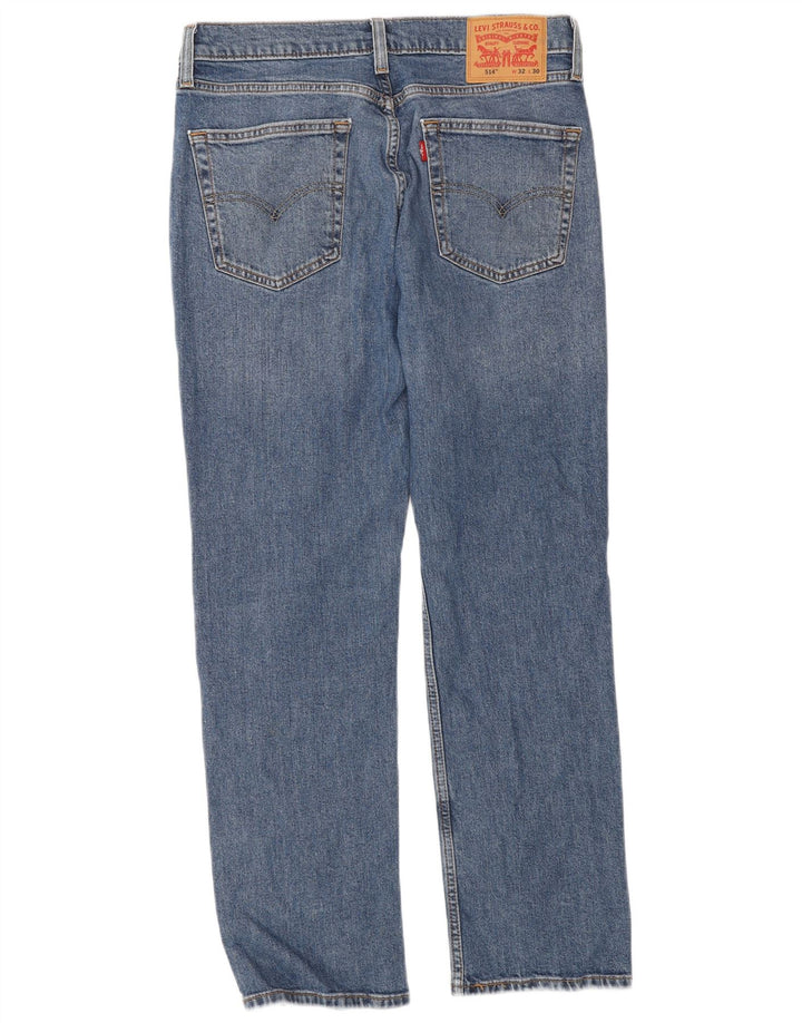 Levi's Uomo 514 Jeans dritti W32 L30 Cotone Blu