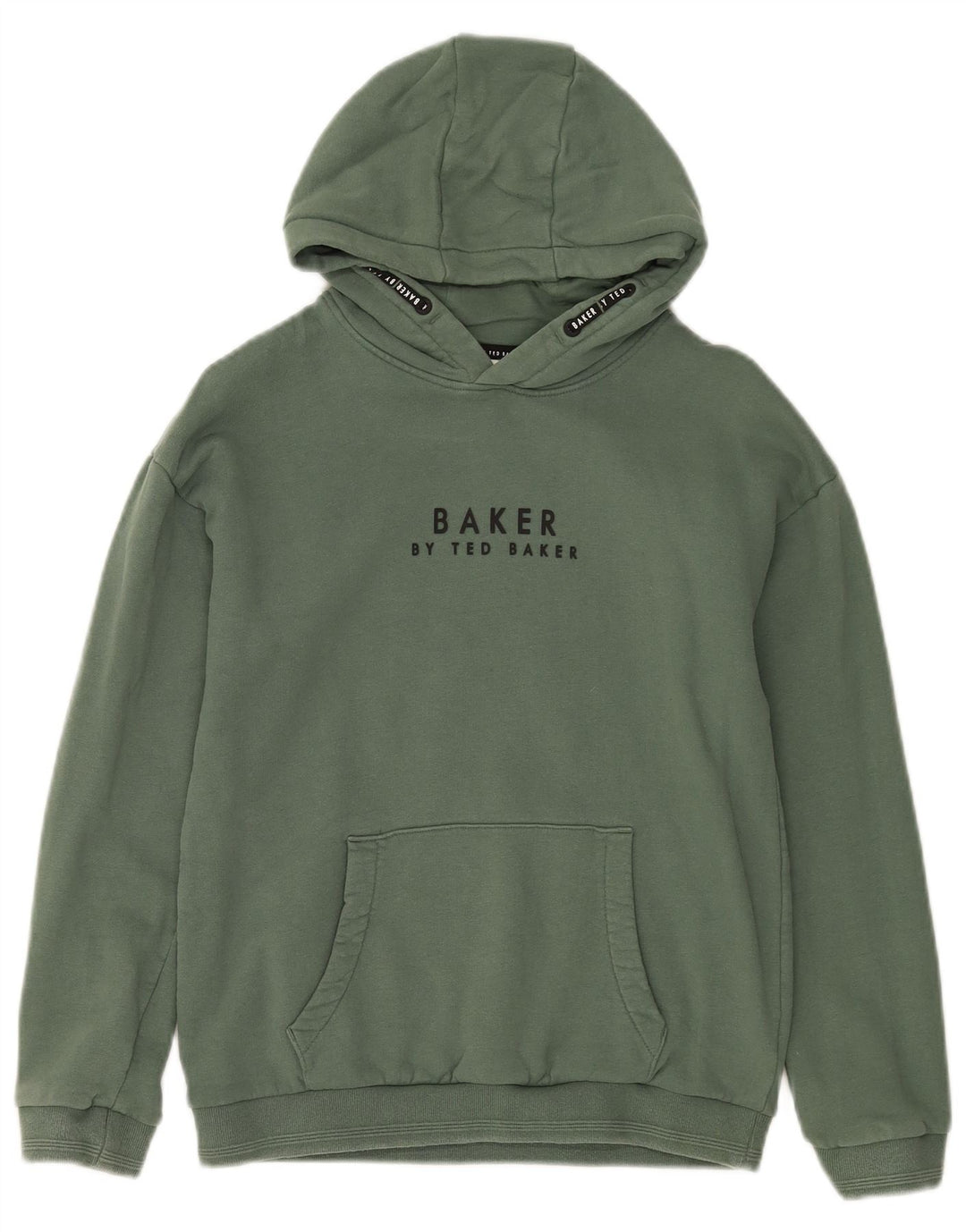 Maglione con cappuccio grafico per ragazze TED BAKER 11-12 anni in cotone verde