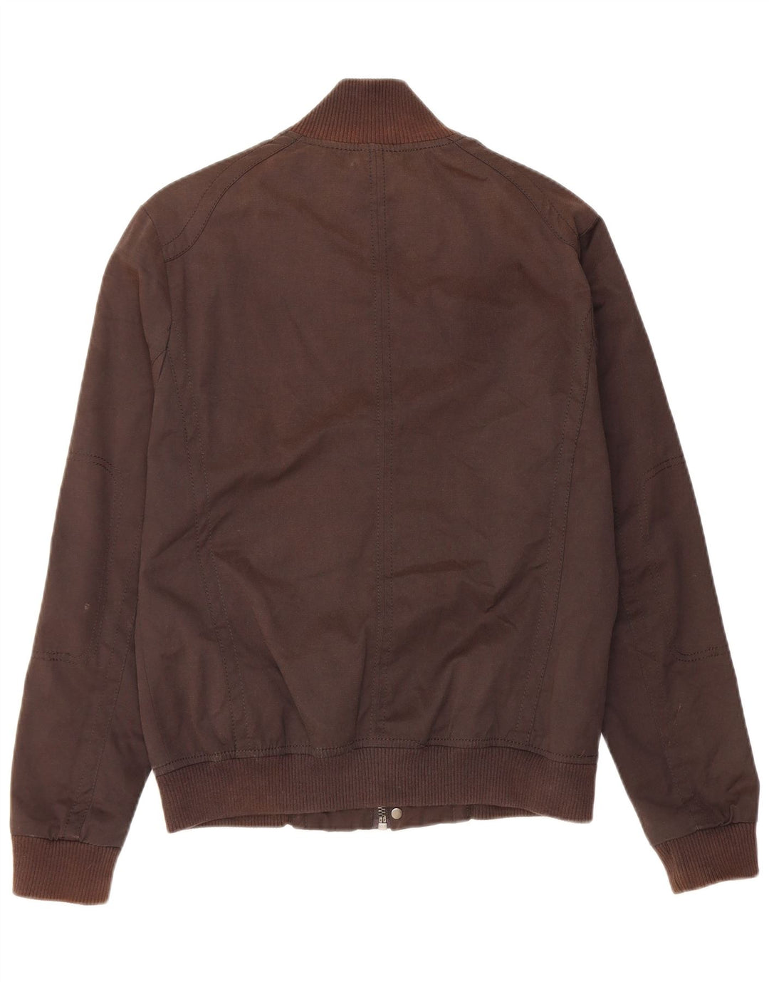 Giubbotto bomber da uomo Zara UK 40 grande cotone marrone