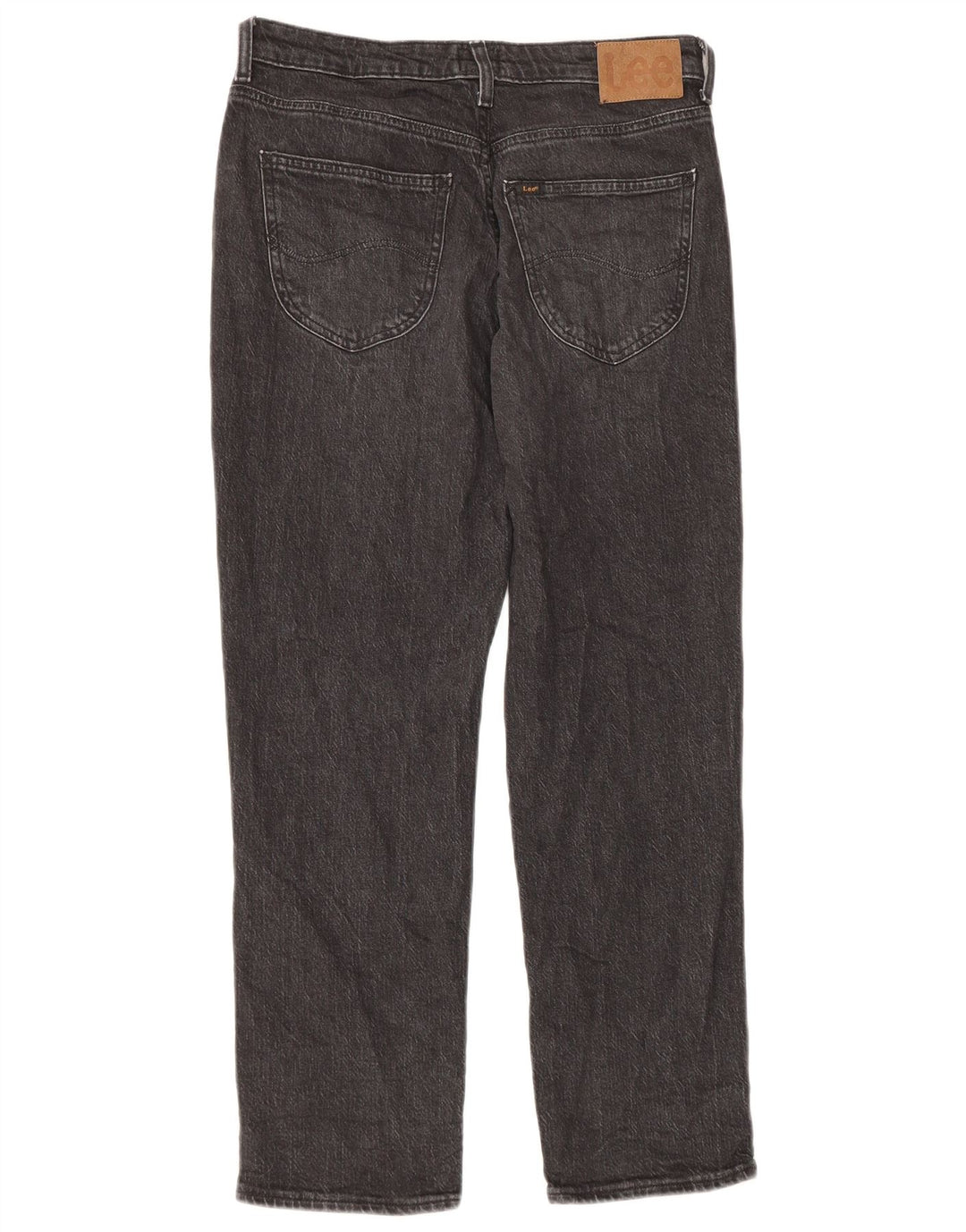 Jeans dritti Carol da donna Lee W29 L26 cotone grigio