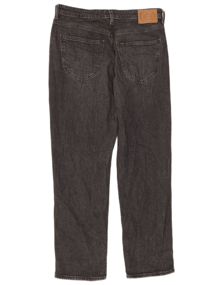 Jeans dritti Carol da donna Lee W29 L26 cotone grigio