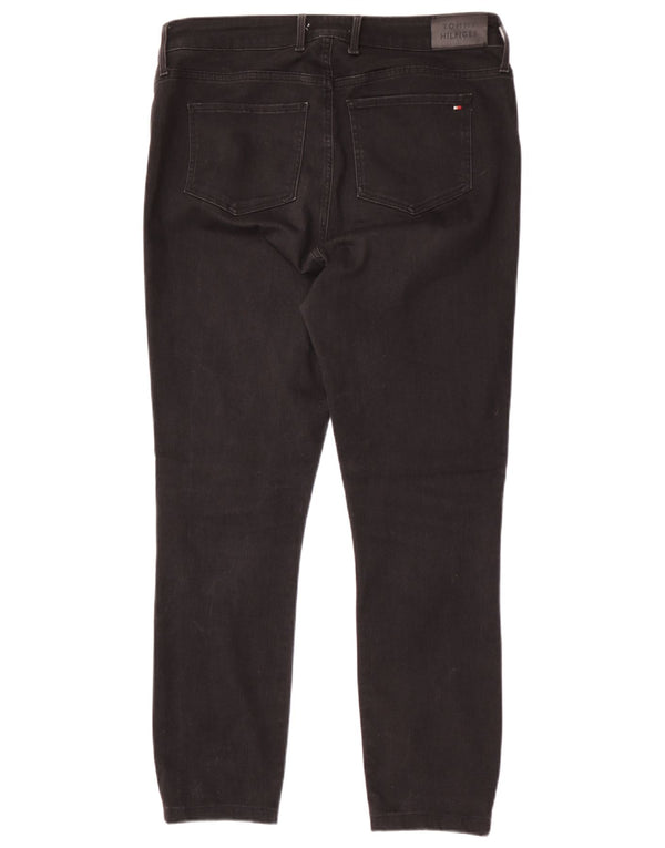 Tommy Hilfiger Womens Harlem Skinny Jeans EU 46 XL W34 L27 Black Cotton