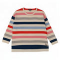 Top camicetta da donna Joules UK 14 grande a righe multicolore