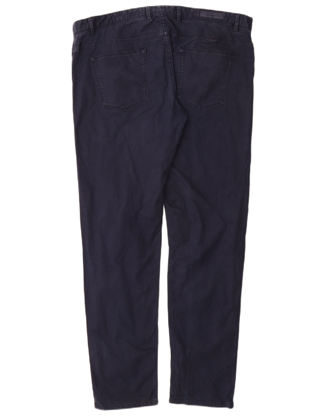 MASSIMO DUTTI Pantaloni casual slim fit da uomo EU 48 XL W38 L32 Blu navy