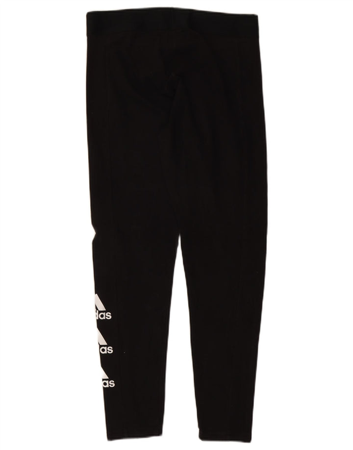 Leggings grafici ADIDAS da donna UK 16/18 Large Nero